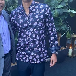 Ted baker floral button up